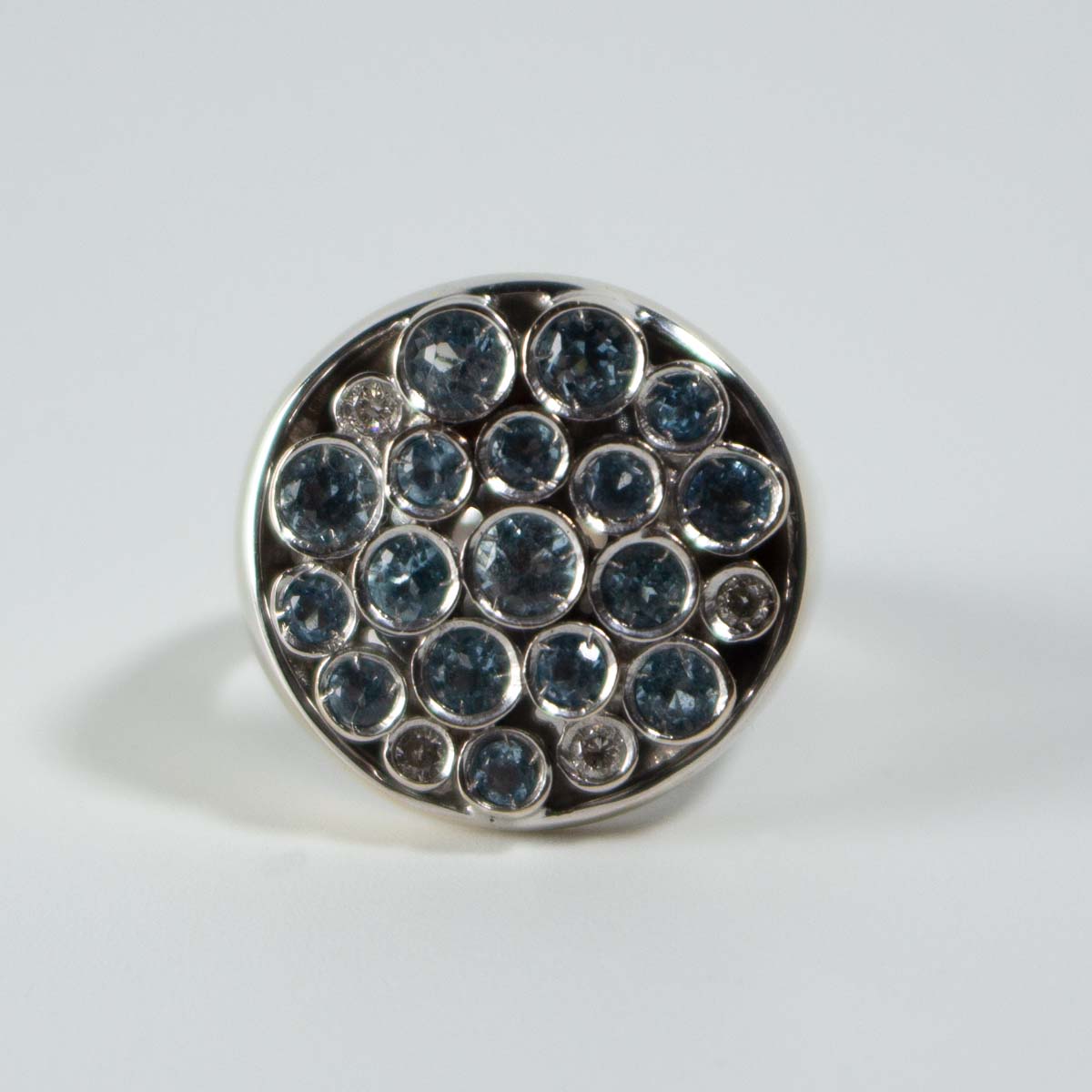 Pelúcia Urso Stitch Encantadora 30 Cm Qualidade Premium Azul - Imagem 3