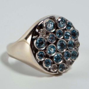 Pelúcia Urso Stitch Encantadora 30 Cm Qualidade Premium Azul